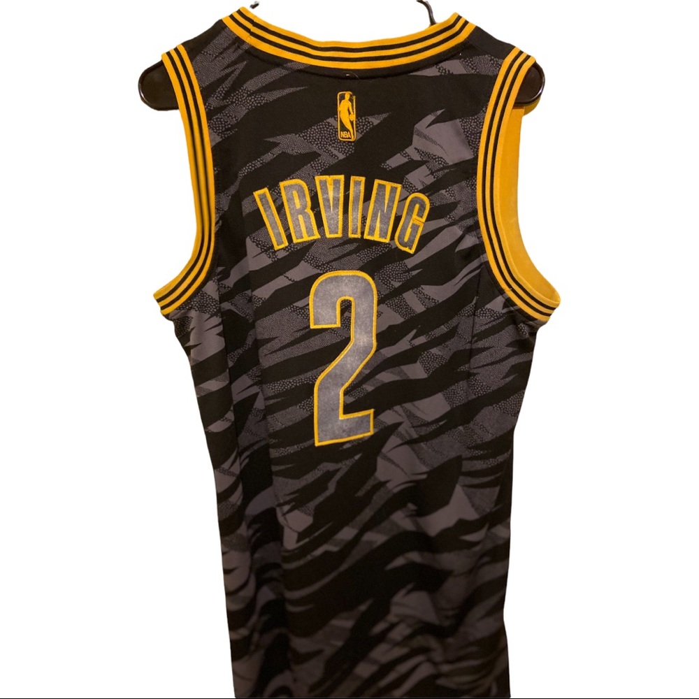 Kyrie Irving Cavs Black & Gold Jersey